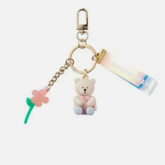 Starbucks korea 22 Cherry Blossom Flower Keychain - Picture 4 of 5